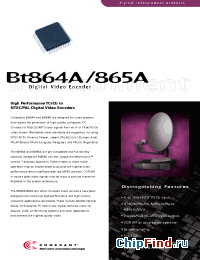 Datasheet  BT864A