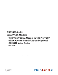 Datasheet  CX81801