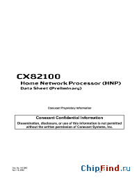 Datasheet  CX82100