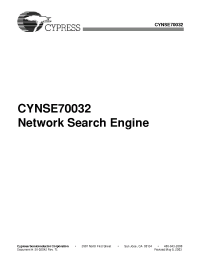 Datasheet  CYNSE70032