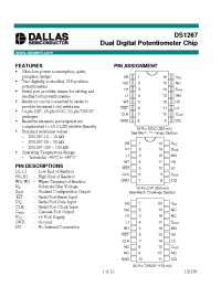 Datasheet  DS1267