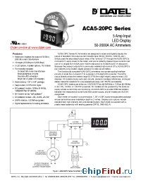 Datasheet  ACA5-20PC