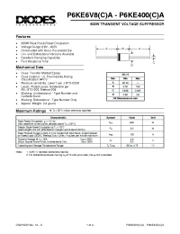Datasheet  P6KE6V8(C)A