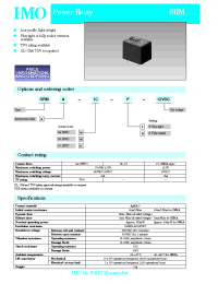 Datasheet  SRM-1C-S-12VDC