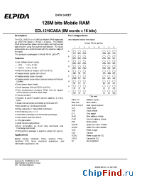 Datasheet  EDL1216CASA