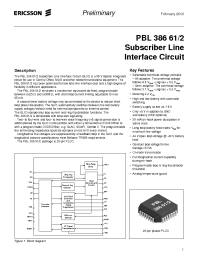 Datasheet  PBL38661/2