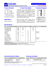 Datasheet  MH203