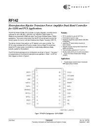 Datasheet  RF142