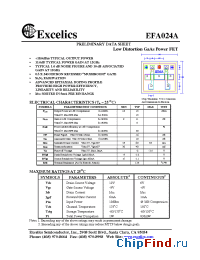 Datasheet  EFA024A