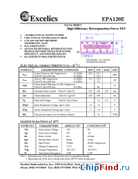 Datasheet  EPA120E