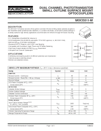 Datasheet  MOCD211-M
