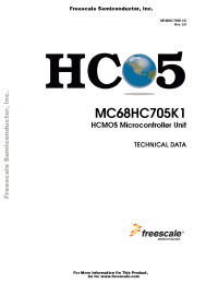Datasheet  MC68HC705K1