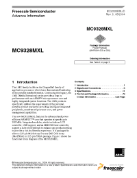 Datasheet  MC9328MXL