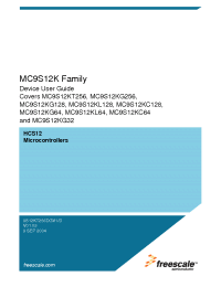 Datasheet  MC9S12KT256
