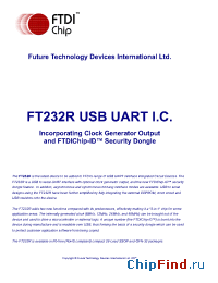 Datasheet  FT232R