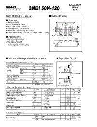 Datasheet  2MBI50N-120
