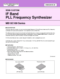Datasheet  MB15C100