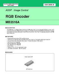 Datasheet  MB3516A