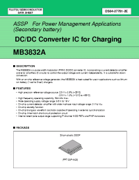 Datasheet  MB3832A