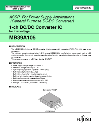 Datasheet  MB39A105
