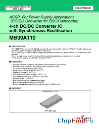 Datasheet  MB39A110