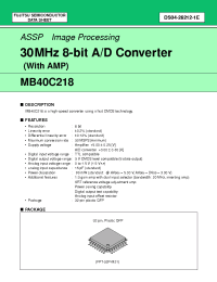 Datasheet  MB40C218