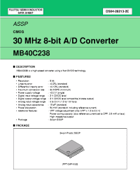Datasheet  MB40C238