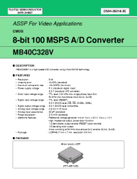 Datasheet  MB40C328V