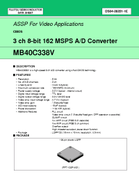 Datasheet  MB40C338V