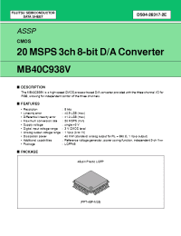 Datasheet  MB40C938V