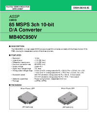 Datasheet  MB40C950V