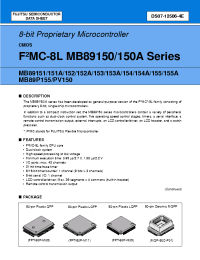 Datasheet  MB89152