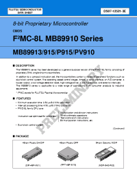 Datasheet  MB89915