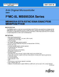 Datasheet  MB89F538