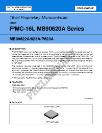 Datasheet  MB90P623A