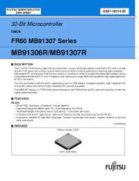 Datasheet  MB91307