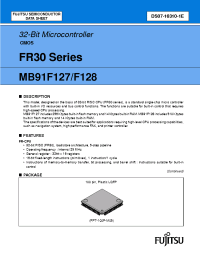 Datasheet  MB91F128