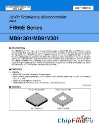 Datasheet  MB91V301