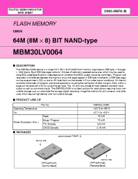 Datasheet  MBM30LV0064