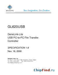 Datasheet  GL620