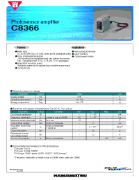Datasheet  C8366