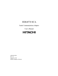 Datasheet  HD64570