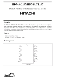 Datasheet  HD74AC107