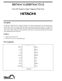 Datasheet  HD74AC112
