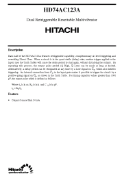 Datasheet  HD74AC123A