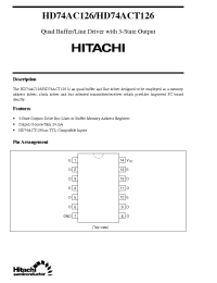 Datasheet  HD74AC126