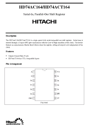 Datasheet  HD74AC164