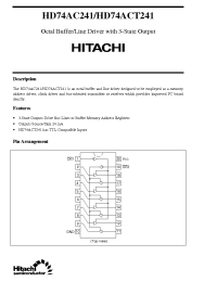 Datasheet  HD74AC241