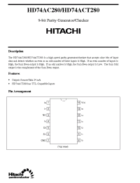 Datasheet  HD74AC280