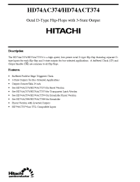 Datasheet  HD74AC374